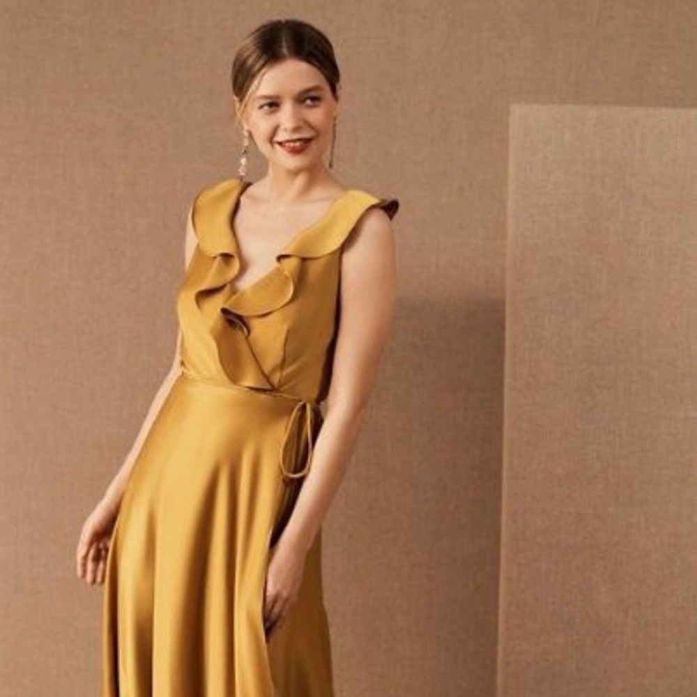 Tansy Satin Charmeuse Maxi Dress
